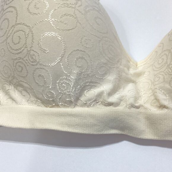 BALI Bra 36D Cream Lace Bra No Underwire Back clasp - Picture 5 of 8
